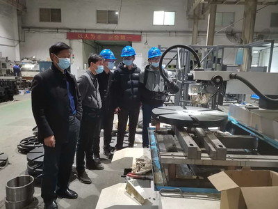 机电工程学院领导深入学生生产实习现场进行调研走访