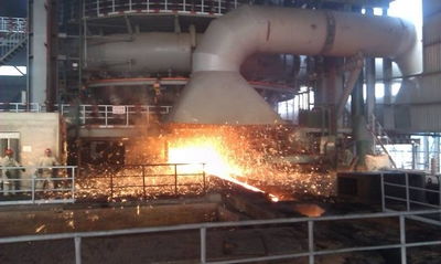 二十二冶集团机电营口天盛高炉工程顺利投产